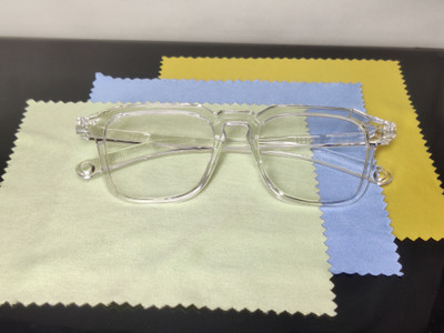 SDEEP Rectangular Sunglasses(For Men & Women, Clear)