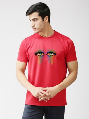 EPPE Printed Men Round Neck Red T-Shirt