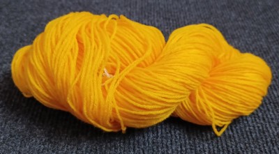 RITIKA CRAFT 4 PLY YELLOW WOOL(150gms) Thread(150 m Pack of1)