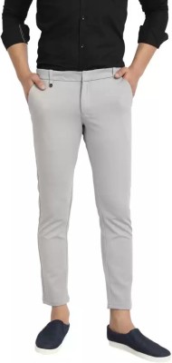 Blends Trendz Slim Fit Men Grey Trousers