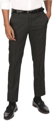 Arrow Newyork Regular Fit Men Black Trousers