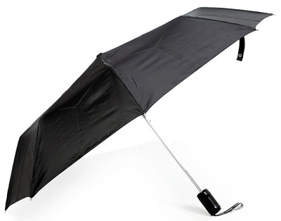 SHREEJI ENTERPRISE 2 Fold Auto Open Black Windproof With UV Protection Umbrella(Black)