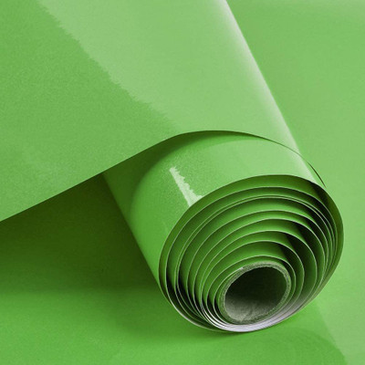 SUPERFAB Vinyl Abstract Green Wallpaper(L x W: 152.4 cm x 60 cm)