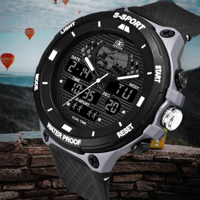 TrackFly Atteractive Sport Disgener Wrist Watch Analog-Digital Watch  - For Men
