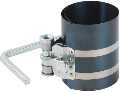 Groz PRC | Piston Ring Compressor with Self-locking ratchet pawl Double Sided Combination Wrench(Pack of 1)