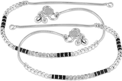 AANYACRYSTAL Alloy Anklet(Pack of 2)