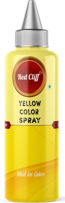RED CLIFF Pearlescent Spray Color -Yellow| Edible Color For Cake Decoration & Garnishing Glitters(60 g)
