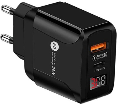 MARS 20 W 3 A Multiport Mobile Charger(Black)
