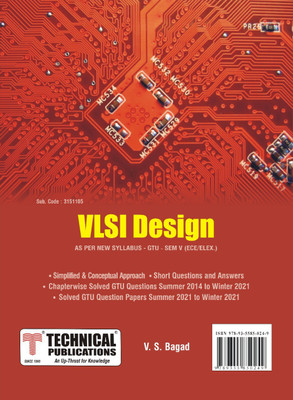 VLSI Design for GTU 18 Course (V - ECE - 3151105)(Paperback, V.S. BAGAD)