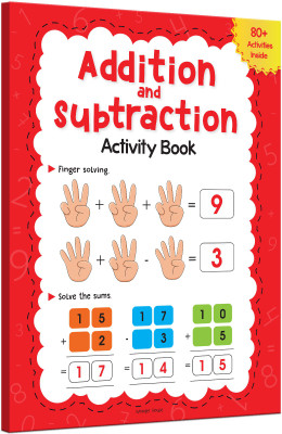 Addition and Subtraction Activity Book for Children - 80+ Activities Inside(English, Paperback, Wonder House Books)
