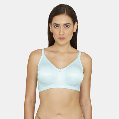 ZIVAME Women T-Shirt Non Padded Bra(Light Blue)