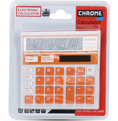 CHROME 9231WO 9231WB Blister Basic  Calculator(12 Digit)