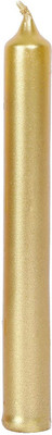 Parkash Candles Chime Candles Set of 20 Unscented Gold Candle(Gold, Pack of 20)