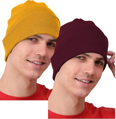 THE BLAZZE Skull Cap Cap(Pack of 2)