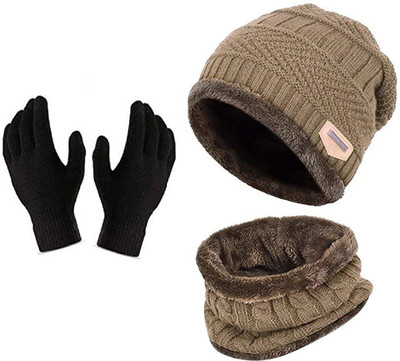 KRAZO FASHION Beanie Cap(Pack of 3)