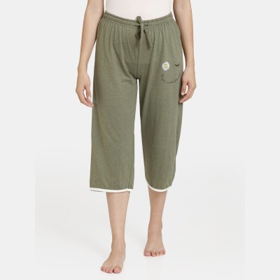 Rosaline By Zivame Women Green Capri