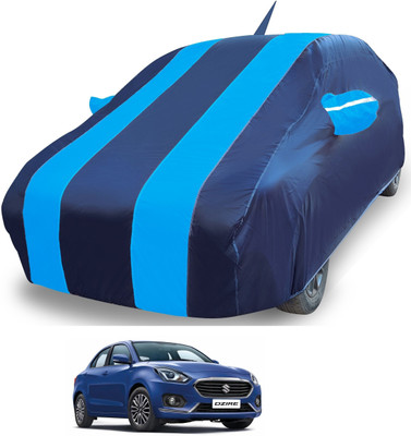 Auto Hub Car Cover For Maruti Suzuki Swift Dzire (With Mirror Pockets)(Blue)
