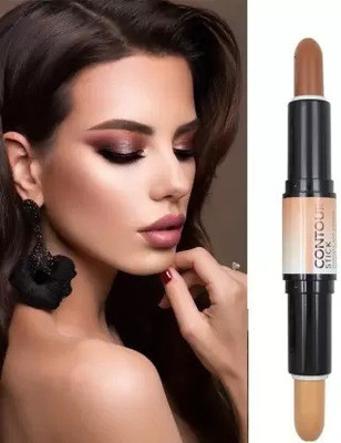 Aylily 3D CONTOUR CONCEALER HIGHLIGHTER STICK WITH GLAMOROUS GLOW SKIN Concealer(BEIGE, 6.5 g)