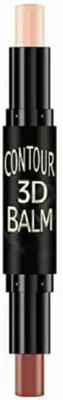 FELICECHIARA 3D Makeup Contour Highlight Stick Double-ended Contouring Highlighter  Concealer(BEIGE, 10 g)