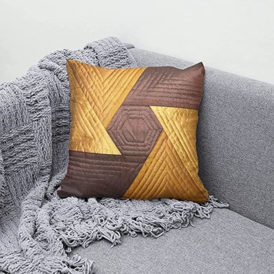 Casanest Cotton Cushions Cover(Pack of 5, 40 cm*40 cm, Brown)