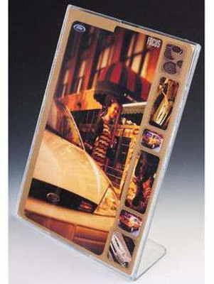 YIXT 1 Compartments Acrylic Acrylic Display Stand A6(White)