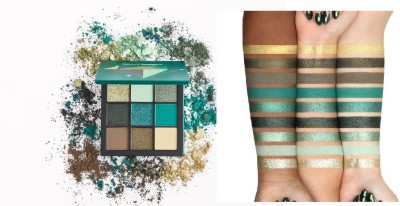 BLUEMERMAID Professional 9 Colors Obsessions Emerald Shimmer & Matte Eyeshadow Pallate 9 g(MULTICOLOUR)