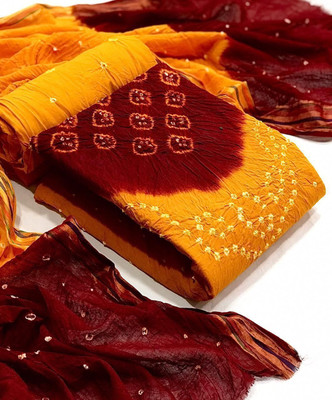 LC ENTERPRISE Cotton Blend Printed Salwar Suit Material
