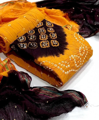 LC ENTERPRISE Cotton Blend Printed Salwar Suit Material