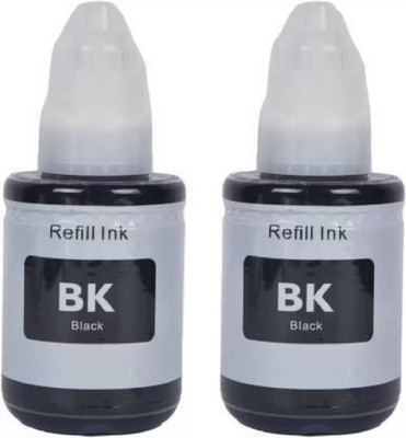 ZOKIO Refill Ink For Gi 790 Use In Canon G2002, G2010, G2012, G2100,G3000, G3010,G3012 Black - Twin Pack Ink Bottle
