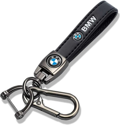 Ayesha Collection BMW Leather Stripe Key Chain Key Chain