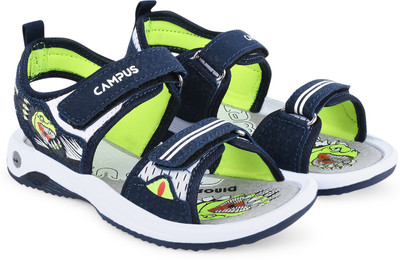 CAMPUS Boys Velcro Sports Sandals(Blue , 3 - 4 Years)