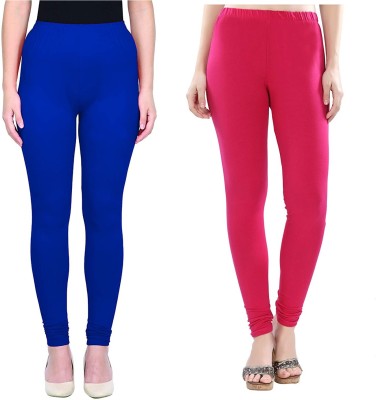 ZORKH - Fashion on you Churidar  Ethnic Wear Legging(Blue, Pink, Solid)