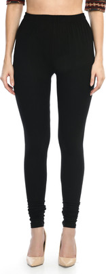 Deepra Creation Footed  Western Wear Legging(Black, Solid)