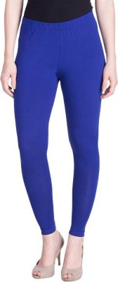 MY MAYRA Ankle Length  Western Wear Legging(Blue, Solid)