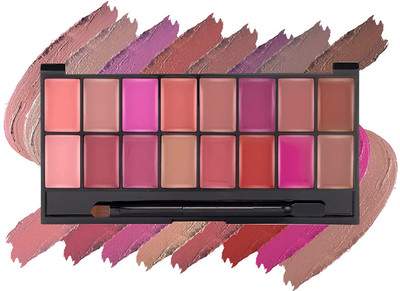 ADJD 16 COLOR Creamy Matte Lipstick Palette(MULTI COLOR, 36 g)