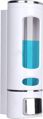KROGER Use for Soap/Shampoo/Sanitizer/Conditioner/Dispenser for Bathroom Kitchen 400 ml Soap, Gel, Foam, Conditioner, Shampoo Dispenser(White)