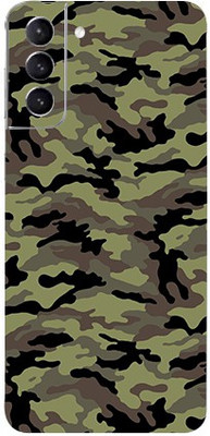 AsSkin Samsung Galaxy S21 Plus Mobile Skin(Ultra Super Military Green Camo Matte Finish Skin With High Gloss Finish).)