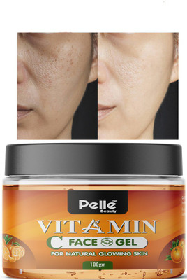 Pelle Beauty Vitamin C Face Gel for Daily Use, Oil-Free, for men & women _100gm(100 g)