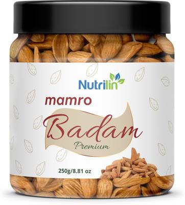 Nutrilin Mamra Giri Almonds, Real Mamra Badam Premium Grade-AAA Quality Almonds