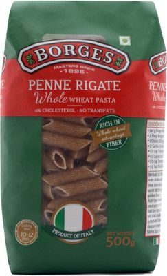 BORGES Whole Wheat Penne Rigate Pasta(500 g)