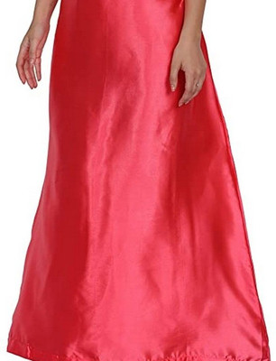 KAVYA DESIGNERS SATIN FNC P1568 Satin Blend Petticoat(Free)