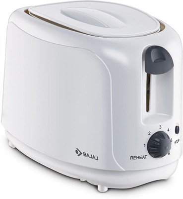 BAJAJ ATX4 Auto 750 W Pop Up Toaster(White)