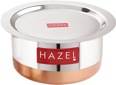 HAZEL Tope Set with Lid 3 L capacity 23.5 cm diameter(Stainless Steel)