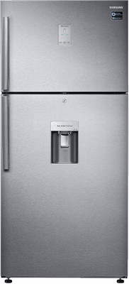 SAMSUNG 523 L Frost Free Double Door 2 Star Convertible Refrigerator (Real Stainless, RT54B6558SL)