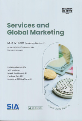 Services And Global Marketing MBA IV-Sem (Marketing Elective-IV) O.U As Per The (2016-17) Syllabus Latest 2022 Edition(Paperback, SIA)