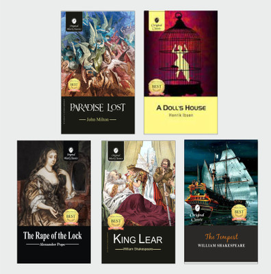 UPSC Civil Services Exam English Literature Optional Paper - Paper 1 Section A - Set Of 5 Books - Paradise Lost, A Doll's House, The Rape Of The Lock, A Doll's House , King Lear & The Tempest(Paperback, John Milton, Henrik Ibsen, Alexander Pope, William Shakespeare) UPSC Civil Services Exam English Literature Optional Paper - Paper 1 Section A - Set Of 5 Books - Paradise Lost, A Doll's House, The Rape Of The Lock, A Doll's House , King Lear & The Tempest(Paperback, John Milton, Henrik Ibsen, Alexander Pope, William Shakespeare)