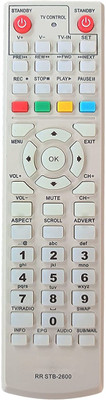 BhalTech STB-2600 Set Top Box Compatible for  Willett Remote Controller(White)