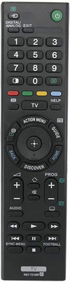 DVB RMT-TX100P Remote, Compatible for Bravia LCD/LED TV SONY Remote Controller(Black)