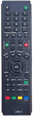 DVB  Remote, Compatible for Mitashi LED LCD MITASHI LED_2 Remote Controller(Black)