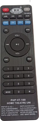 Nij PHP HT-100 Compatible For Home Theater System Universal Remote Control PHILIPS INTEX DAPIC And Many More Remote Controller(Black)